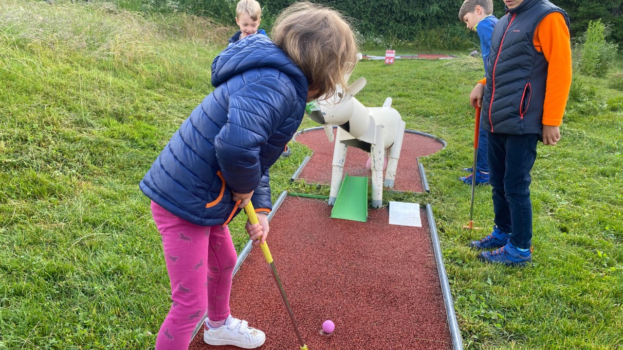 Photo du minigolf.