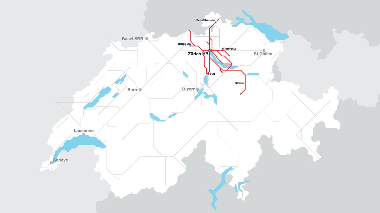 Der DPZ ist für die S-Bahn Zürich im Einsatz.