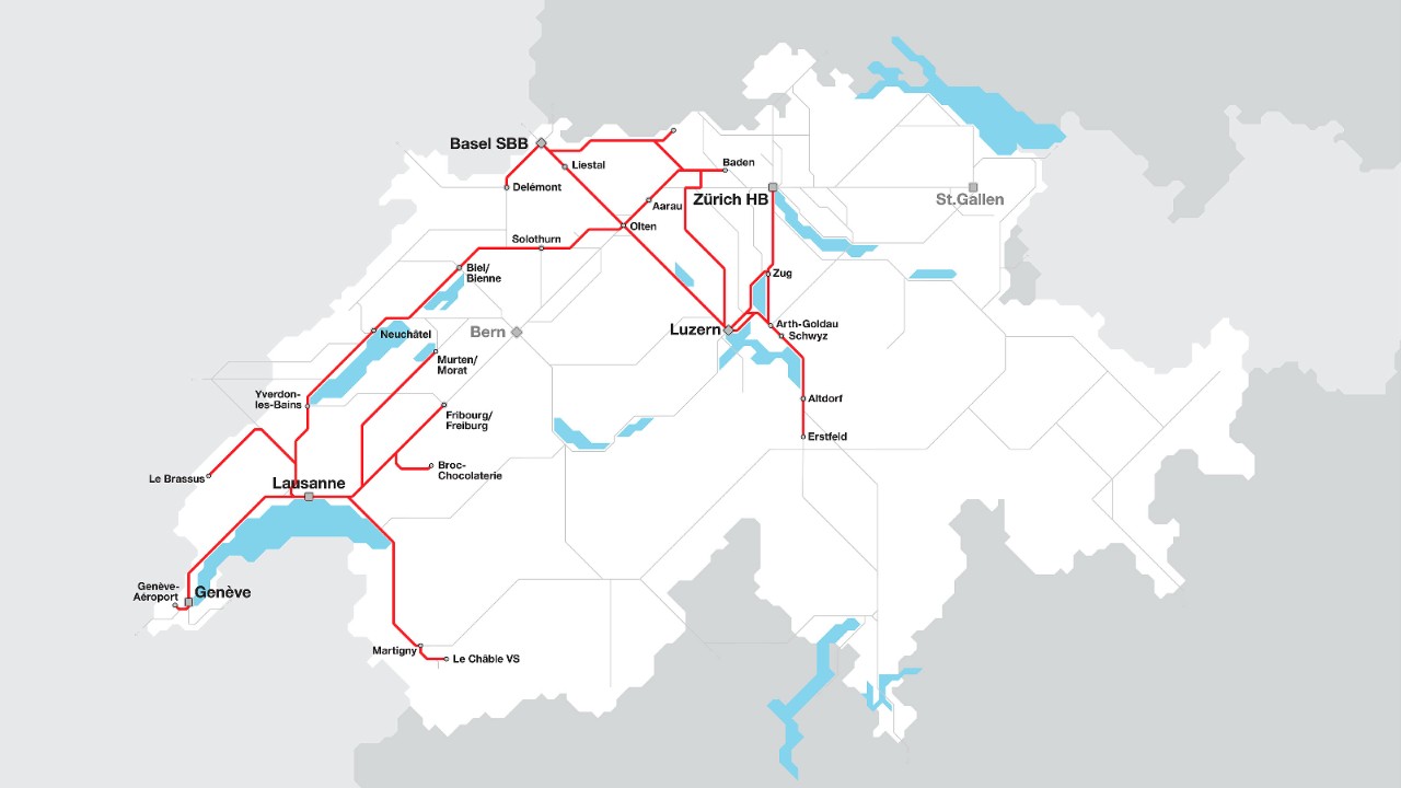 Il Flirt è in servizio come S-Bahn dei Cantoni Argovia, Soletta, Lucerna, Basilea, Neuchâtel, Friburgo e Vaud. 