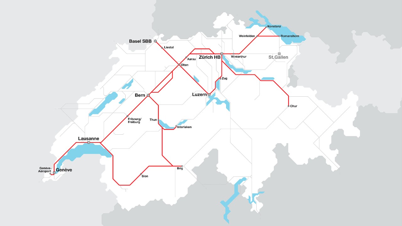 Der IC2000 verkehrt hauptsächlich auf den Strecken Romanshorn–Zürich–Bern–Brig/Interlaken, Basel–Bern–Brig/Interlaken, Genève–Brig, Genève–Bern–Luzern,  Zürich–Konstanz und Zürich–Chur.